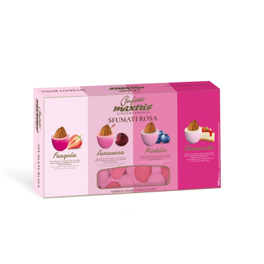 Maxtris Confetti Ciocomandorla Nuancé Rose 1 Kg