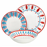 Service de table Tognana Madison Vietri 18 pièces en porcelaine multicolore