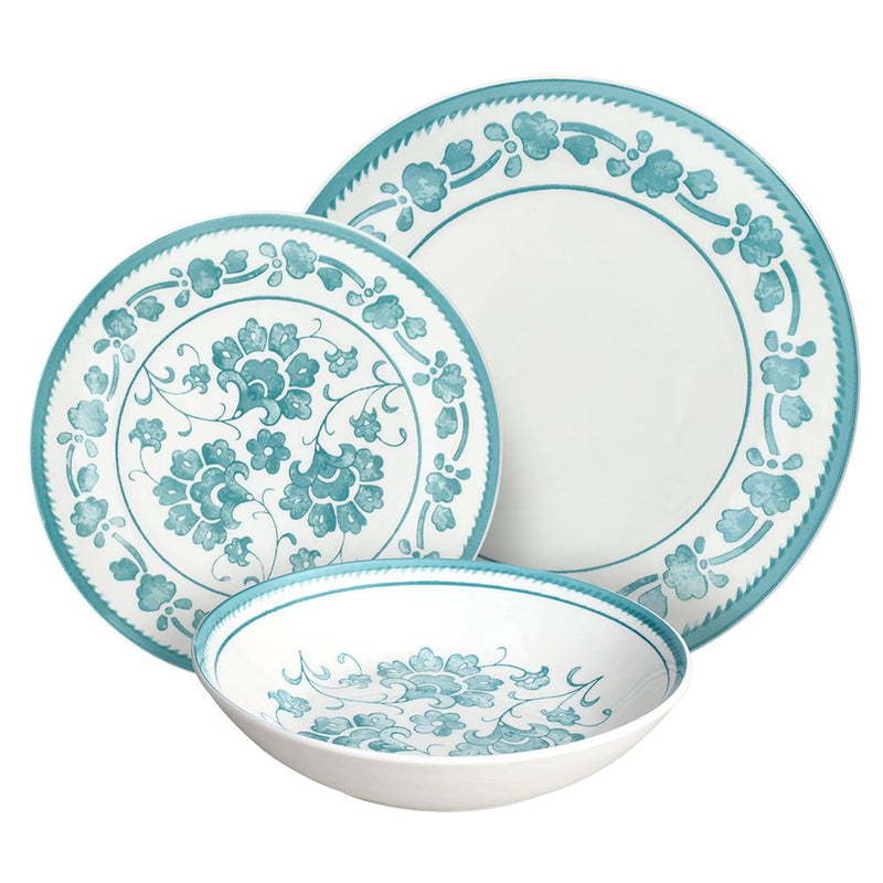 Tognana Madison Sintra Servizio Piatti 18 Pezzi in Porcellana Multicolor – Set Tavola Completo per 6 Persone