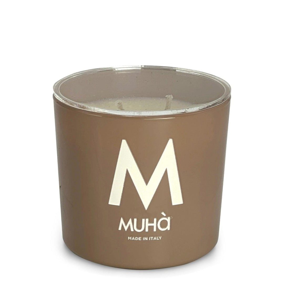 Muhà Candela Profumata Vaniglia e Liquirizia 500 g Ø10,5xH11,9 cm – Candela Aromatica Decorativa per la Casa e Idea Regalo