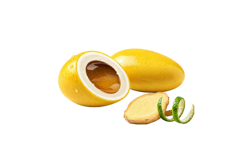 Maxtris Dragées Mixology Moscow Mule 500 g – Dragées Jaunes au Chocolat Blanc avec Cœur Liquoreux au Goût Moscow Mule pour Fêtes et Événements