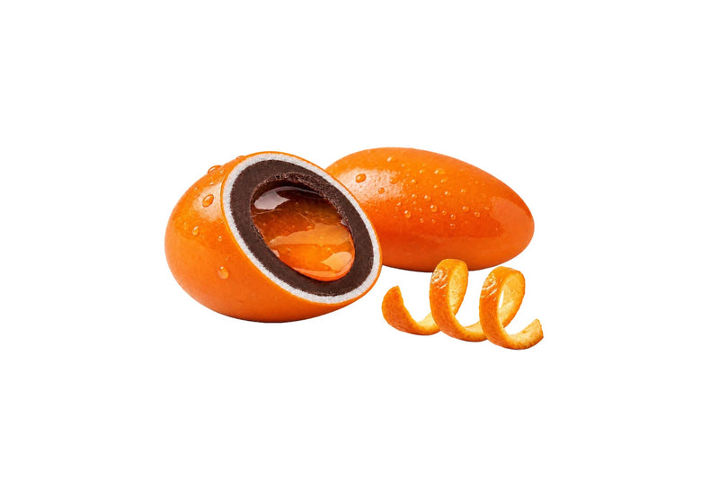 Dragées Maxtris Mixology Spritz 500 g – Dragées Oranges au Chocolat Noir avec Cœur Liquoreux au Goût Spritz pour Fêtes et Événements