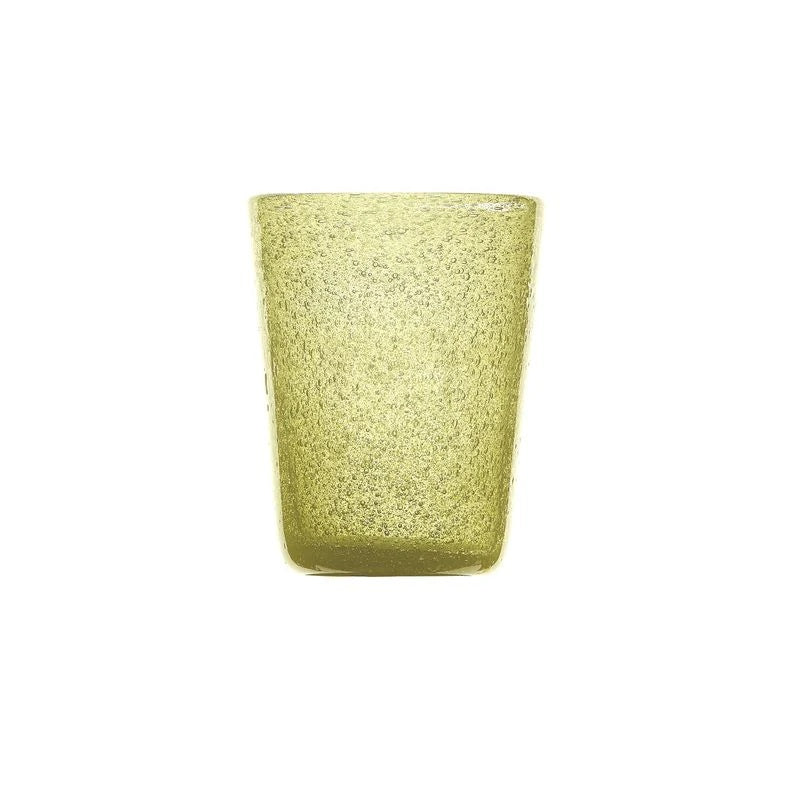 Zani Serafino Memento Tumbler Verre à eau Kiwi en pâte de verre