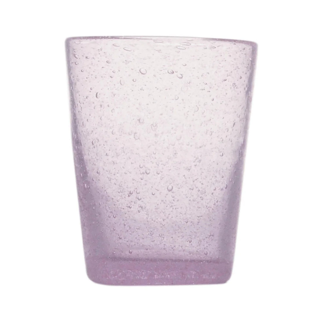 Zani Serafino Gobelet à Eau Tumbler Mauve en Pâte de Verre