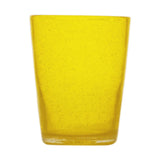 Zani Serafino Gobelet Eau Memento Jaune Transparent 30cl en Pâte de Verre