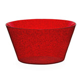 Zani Serafino Memento Synth Saladier Centre de Table en Méthacrylate Rouge