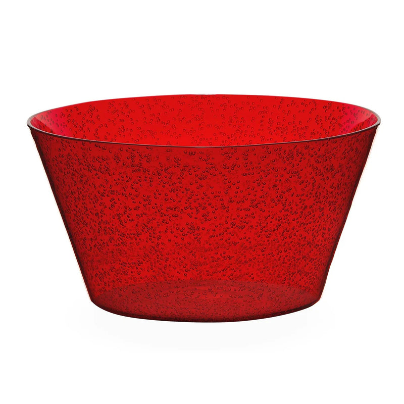 Zani Serafino Memento Synth Saladier Centre de Table en Méthacrylate Rouge