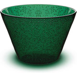 Zani Serafino Small Bowl Memento Synth en Méthacrylate D 11,50 Cm Couleur Émeraude