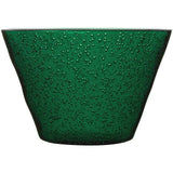 Zani Serafino Small Bowl Memento Synth en Méthacrylate D 11,50 Cm Couleur Émeraude