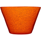 Zani Serafino Small Bowl Memento Synth en Méthacrylate D 11,50 Cm Couleur Orange