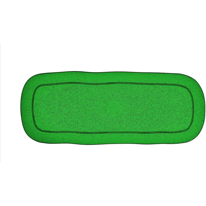 Zani Serafino Plateau Rectangulaire Grand Memento Synth en Méthacrylate Émeraude