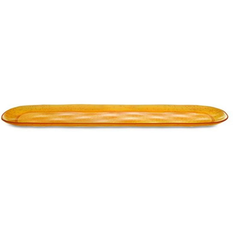 Zani Serafino Plateau Rectangulaire Grand Memento Synth en Méthacrylate Couleur Mandarin
