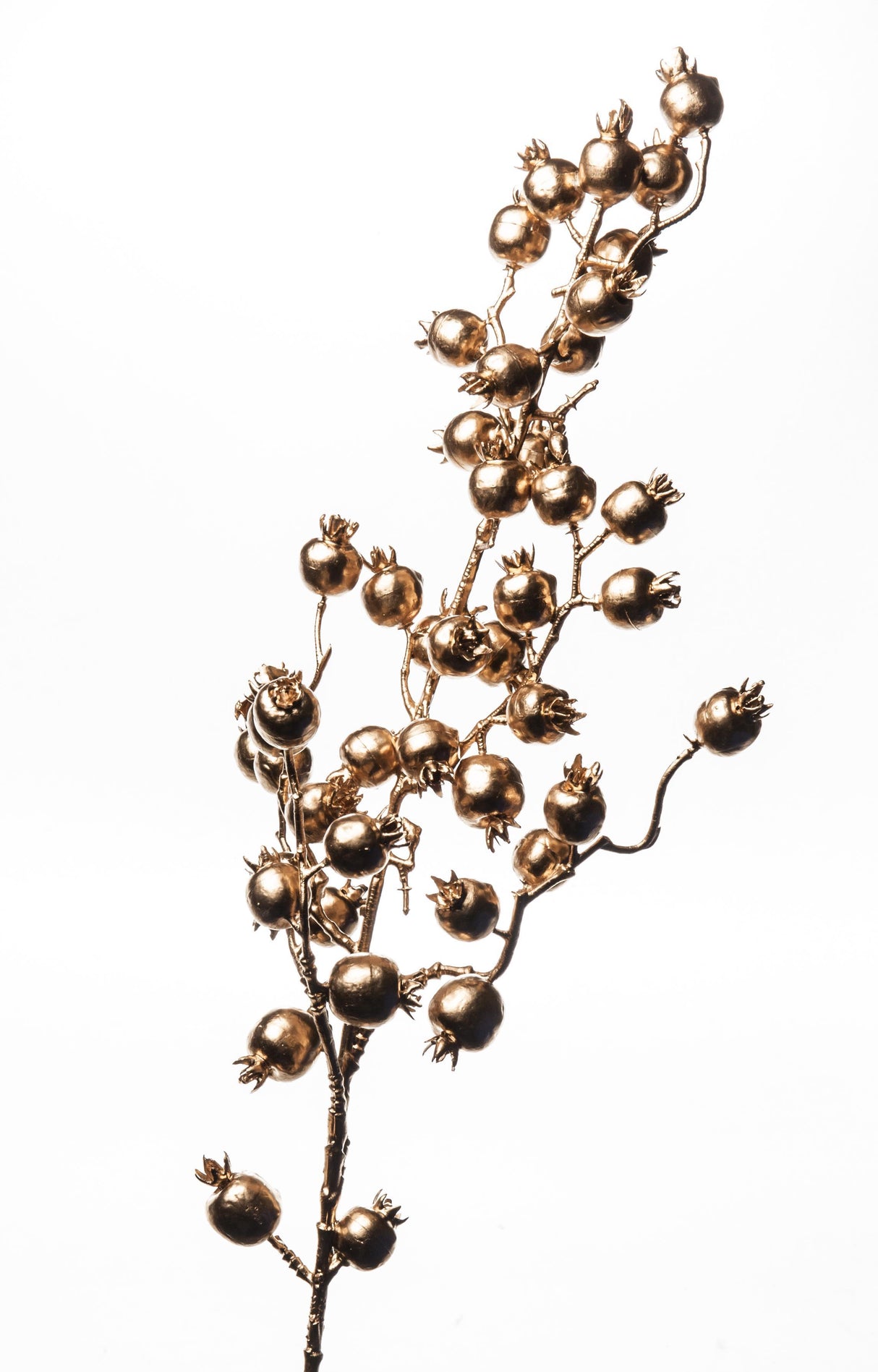 Christmas Branch Berries 80 Cm Gold