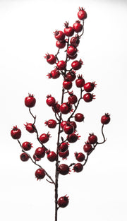Branche de Noël ARPIMEX Baies 80 cm Rouge