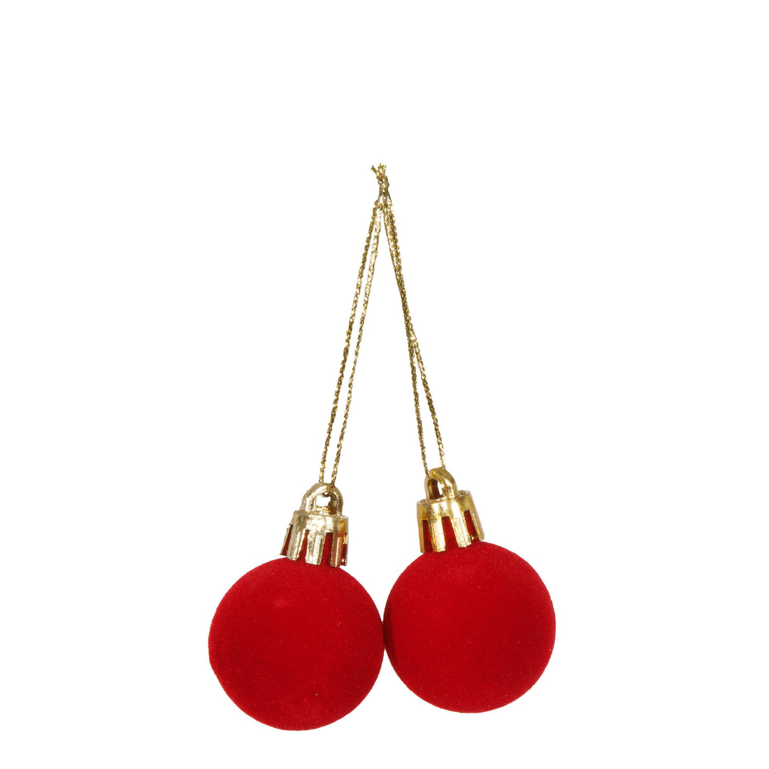 Piovaccari Set de 12 Clochettes de Noël Rouges Ø2 cm – Petites Clochettes Décoratives pour Sapin de Noël, Guirlandes, Décorations et Loisirs Créatifs