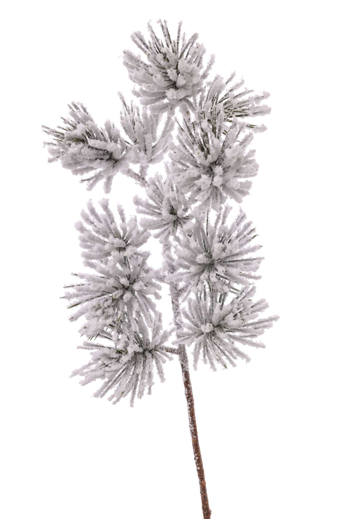 Branche de pin enneigé de Noël ARPIMEX H 51 cm