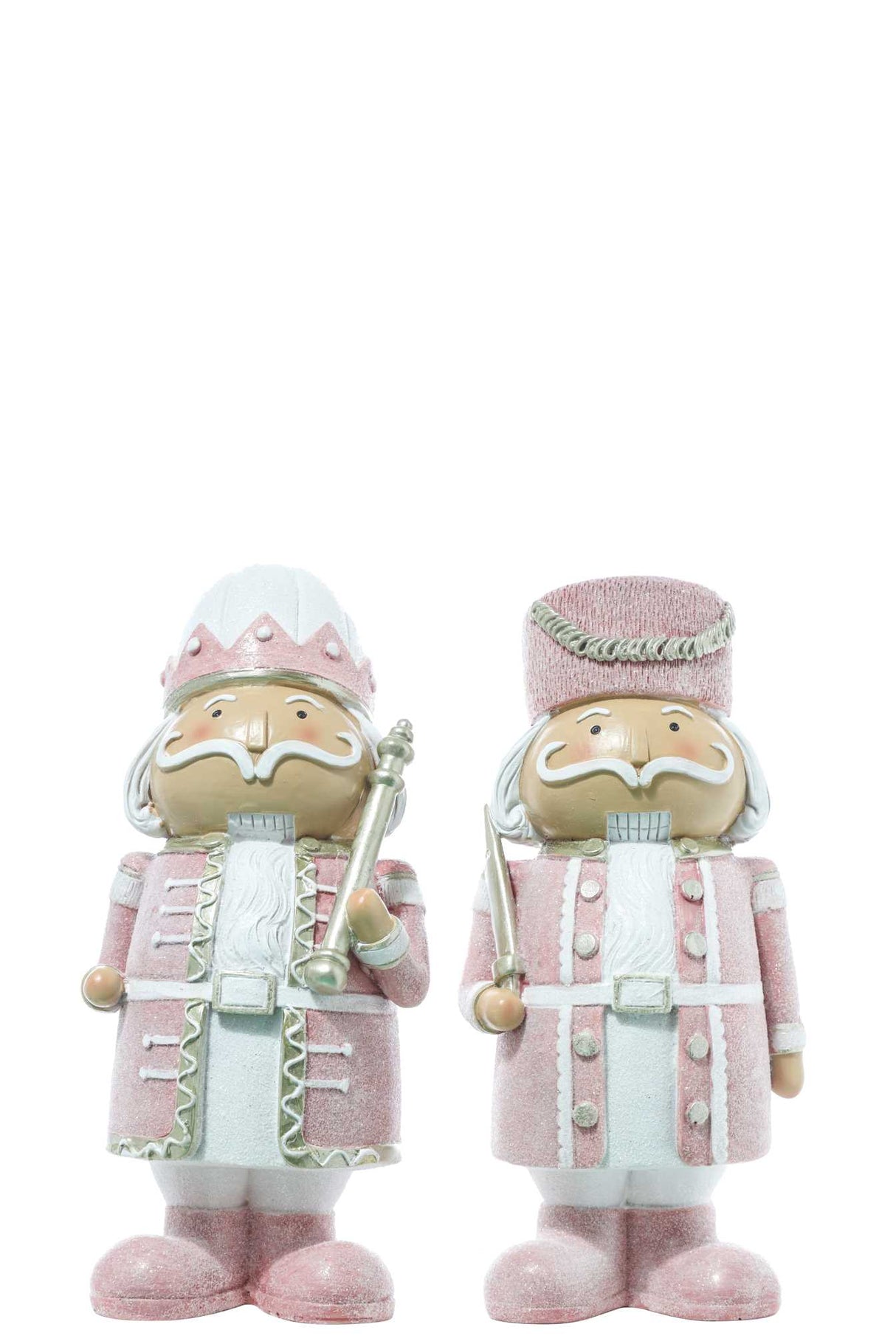 Nutcracker Christmas H 23 Cm Pink 1 Pc