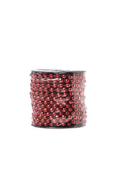 Guirlande de perles de Noël ARPIMEX Ø 6 mm L 10 m Plastique Rouge