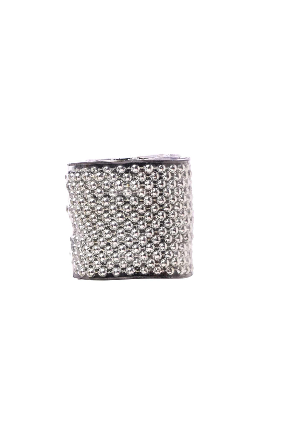 Guirlande de perles de Noël ARPIMEX Ø 6 mm L 10 m Plastique Argent