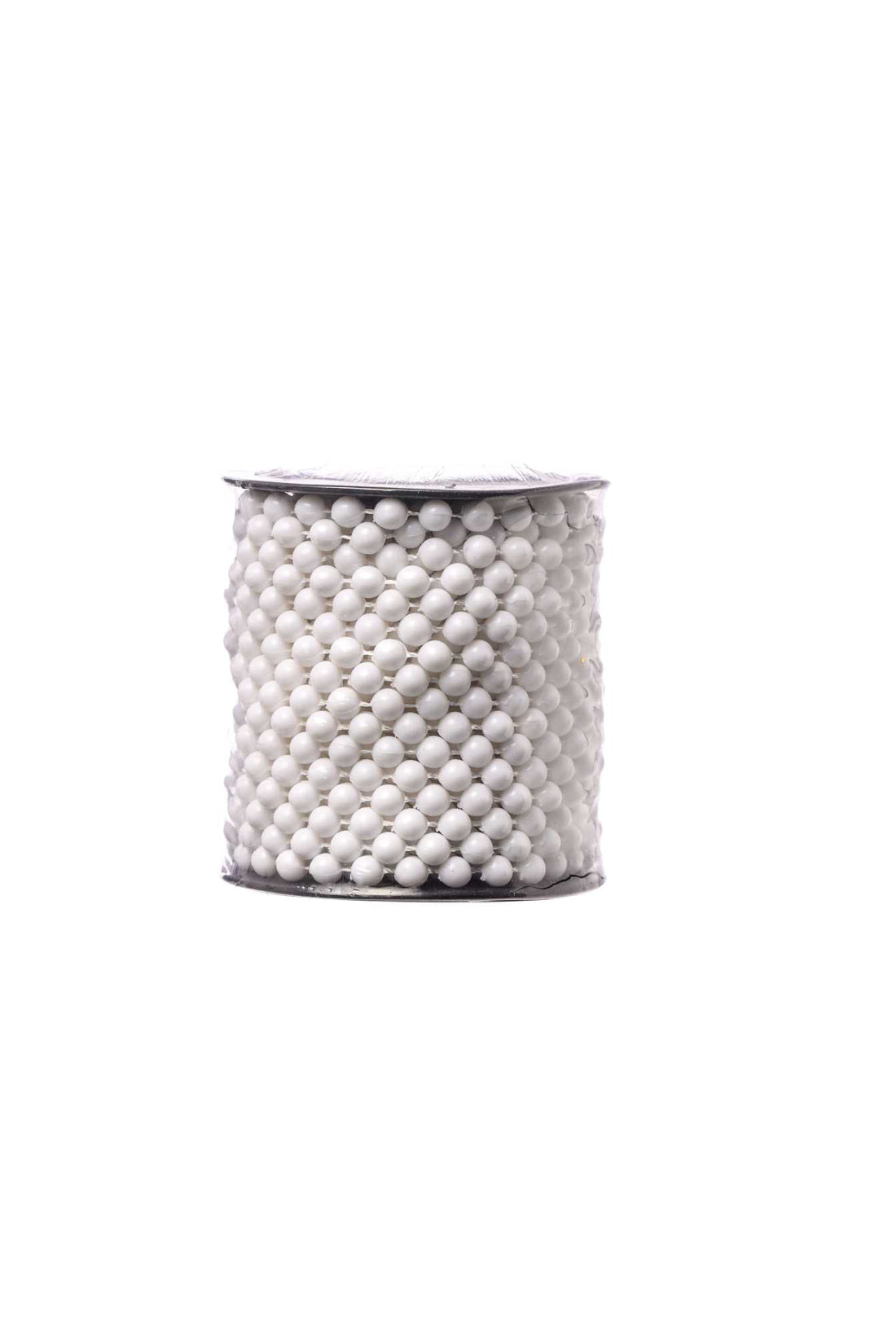 Guirlande de perles de Noël ARPIMEX Ø 6 mm L 10 m Plastique Blanc