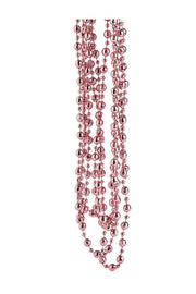 Collier de Noël ARPIMEX Perles en plastique D 8 mm 2,7 m Rose