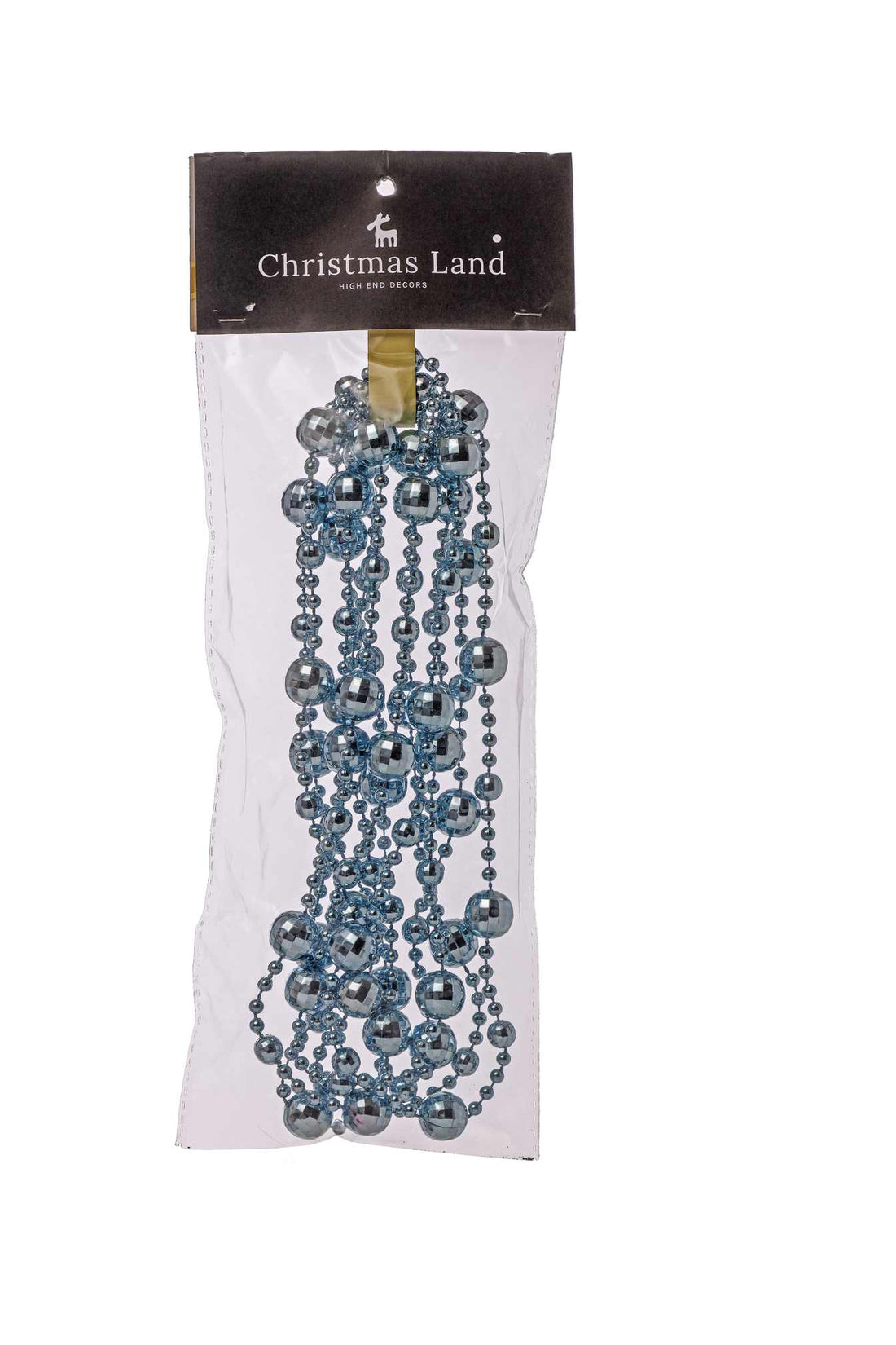 Collier de Noël ARPIMEX Perles en plastique D 14 mm 2,7 m Bleu