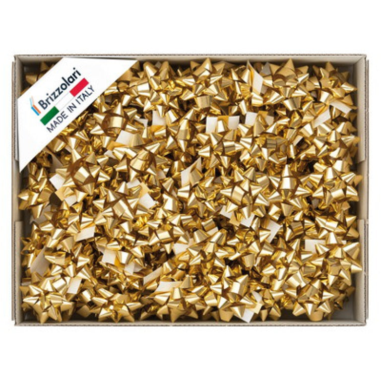 Brizzolari Coccarde Étoiles Splendid Or Métallisé 10 mm 100 pièces