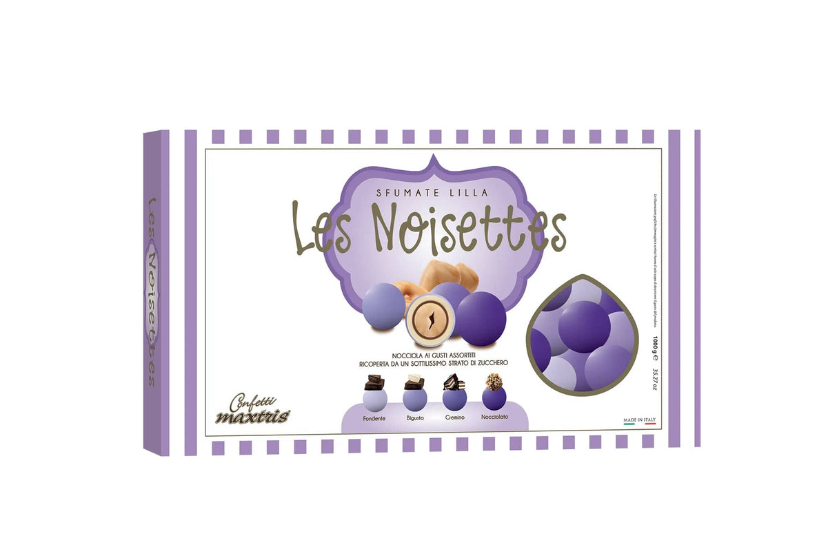 Maxtris Confetti Cioconocciola Les Noisette Sfumate Lilla 1 Kg