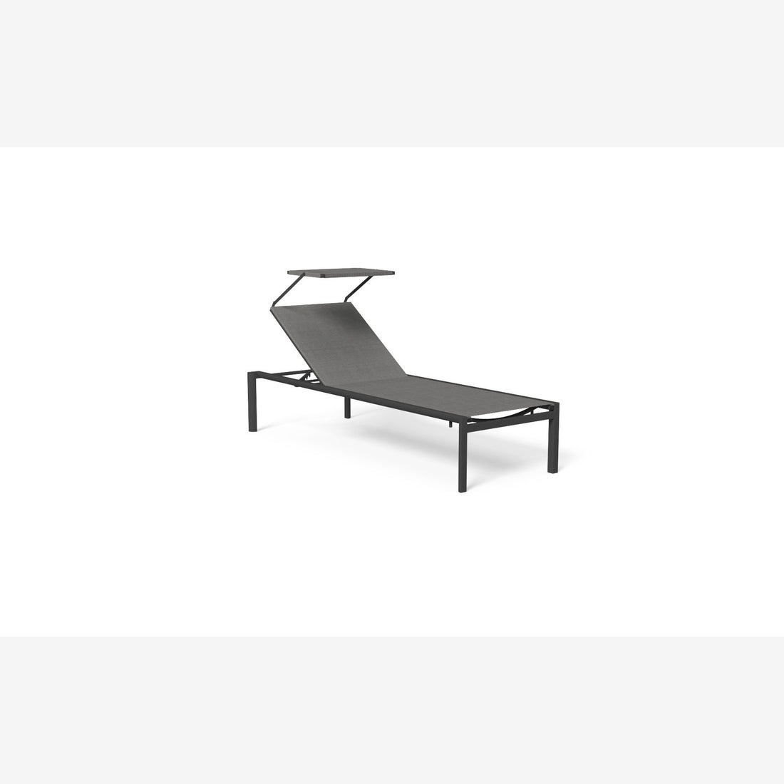 Pare-soleil Talenti Nunù pour solarium, noir anthracite