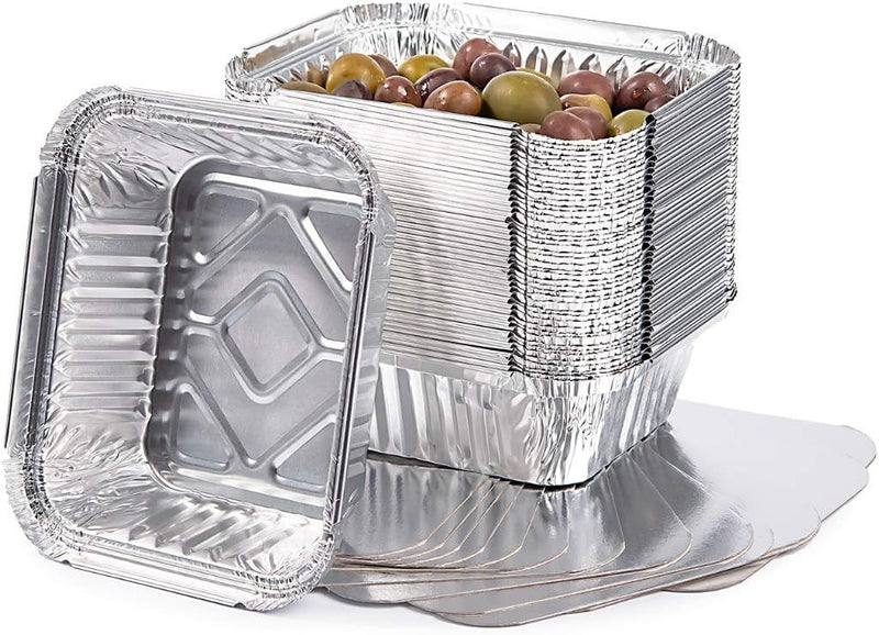 Conteneur en aluminium Contital 1 portion 145 x 120 mm H 40 mm 100 pièces