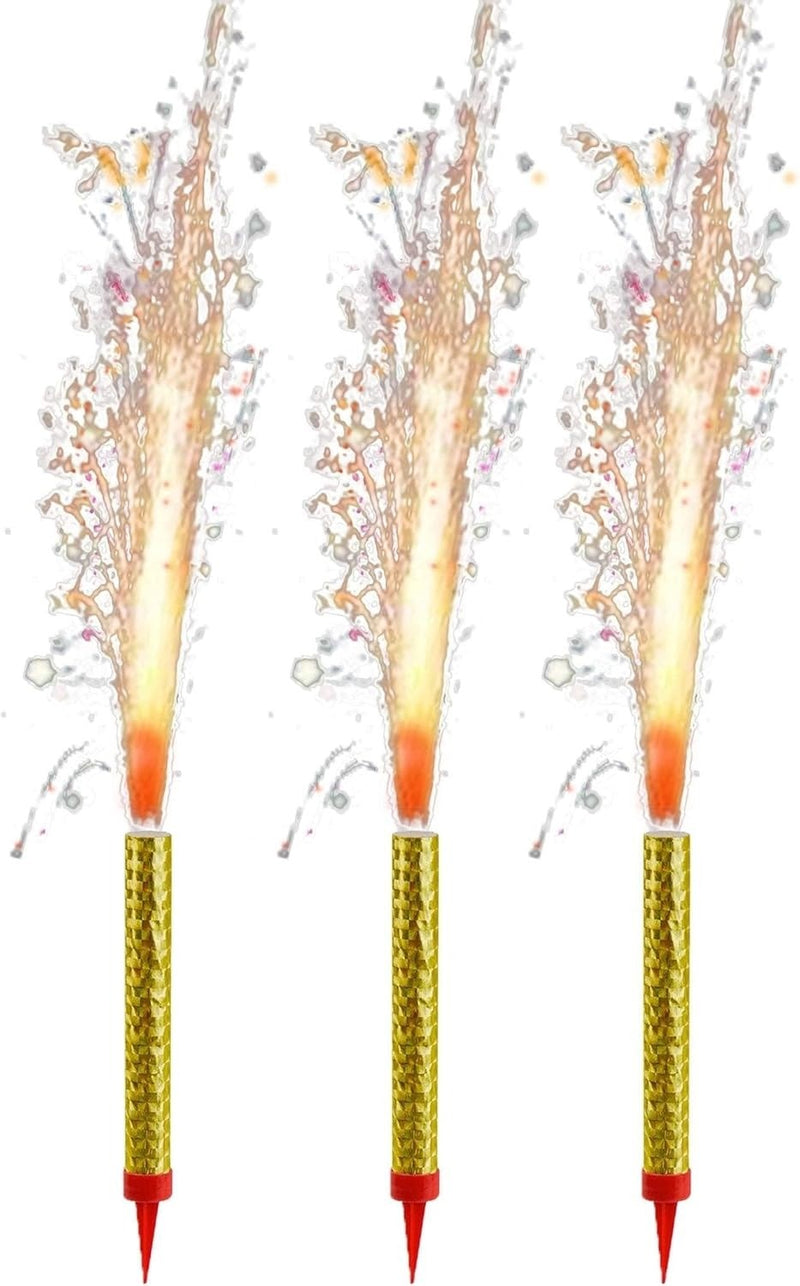 Bougies fontaines Arollaio Magic Flambe, 3 pièces