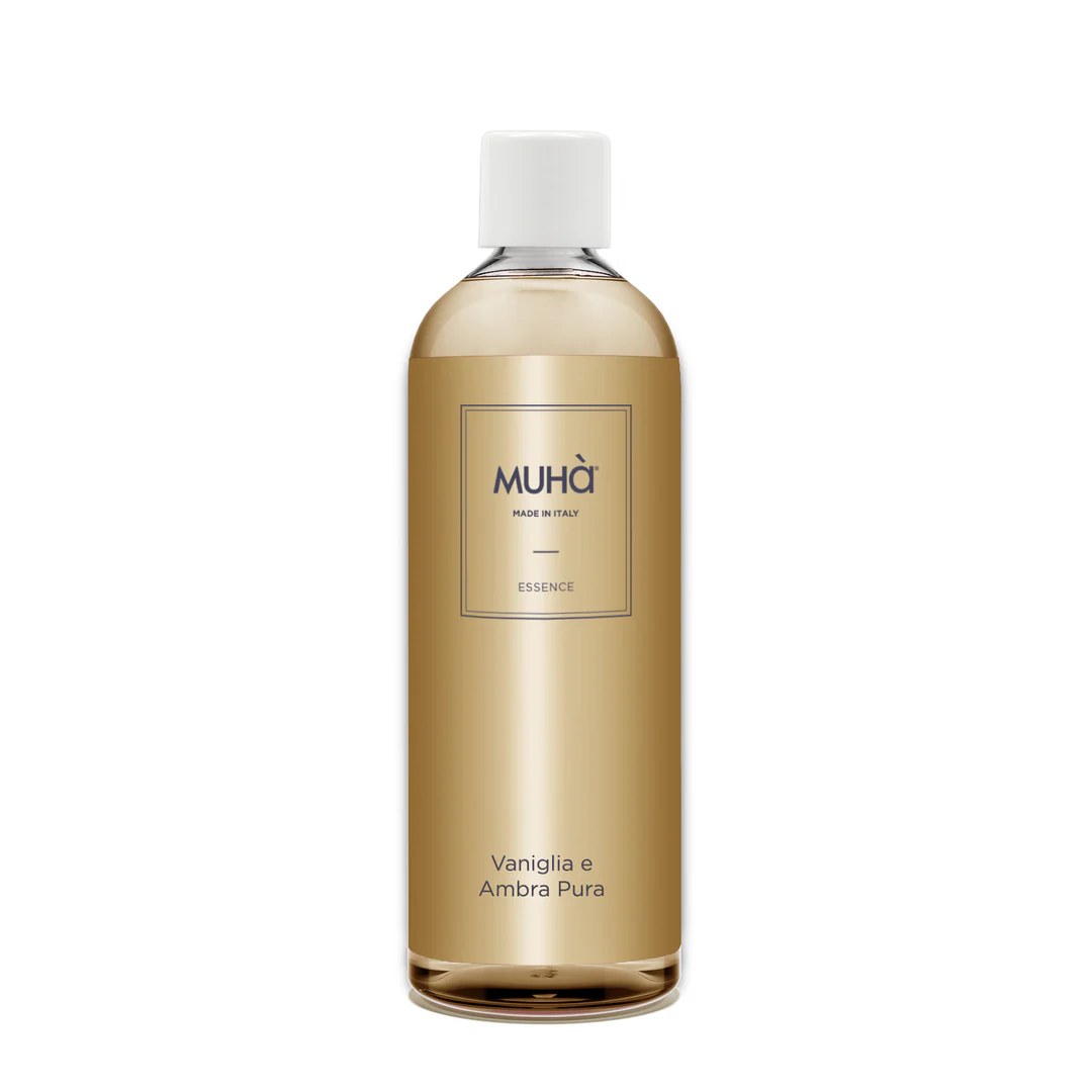 Muhà Recharge Essence Diffuseur Vanille et Ambre Pure 500 Ml