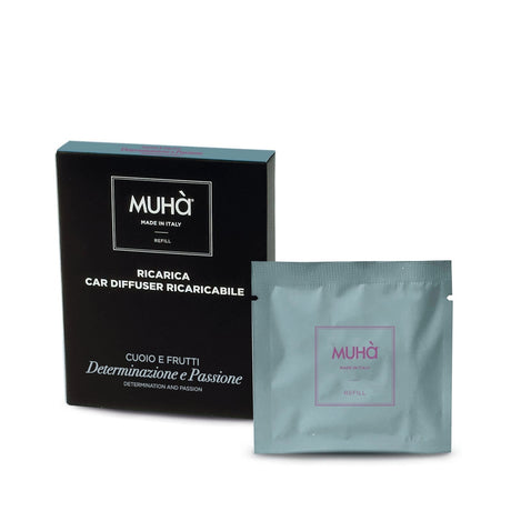 Muhà Refill Car Cuir et Fruits - Recharge Diffuseur Auto