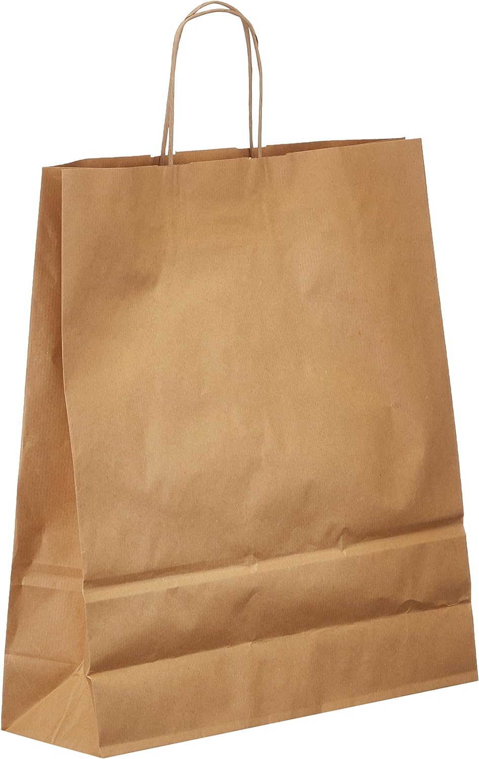 Pack of 25 x Brown paper bags with twisted handle 46x49x16 cm