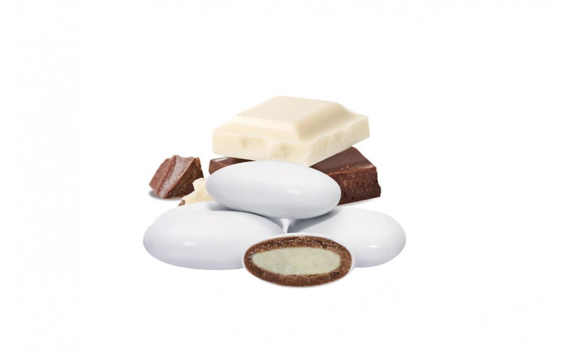 Maxtris Dragées Two Milk Classique Blanc 1 Kg