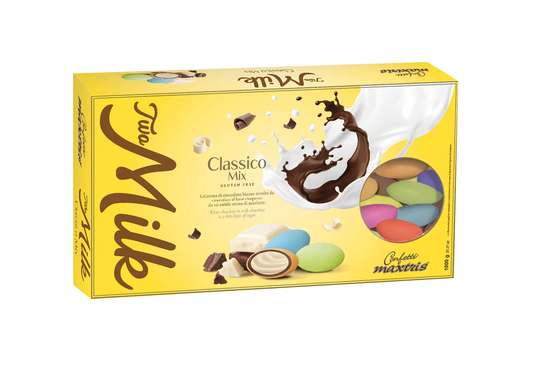 Maxtris Dragées Two Milk Classique Coloré 1 Kg