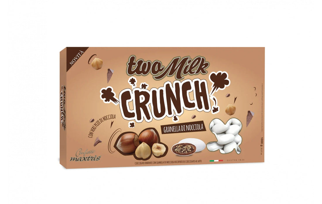 Maxtris Dragées Two Milk Crunch Noisettes Graines 1 Kg