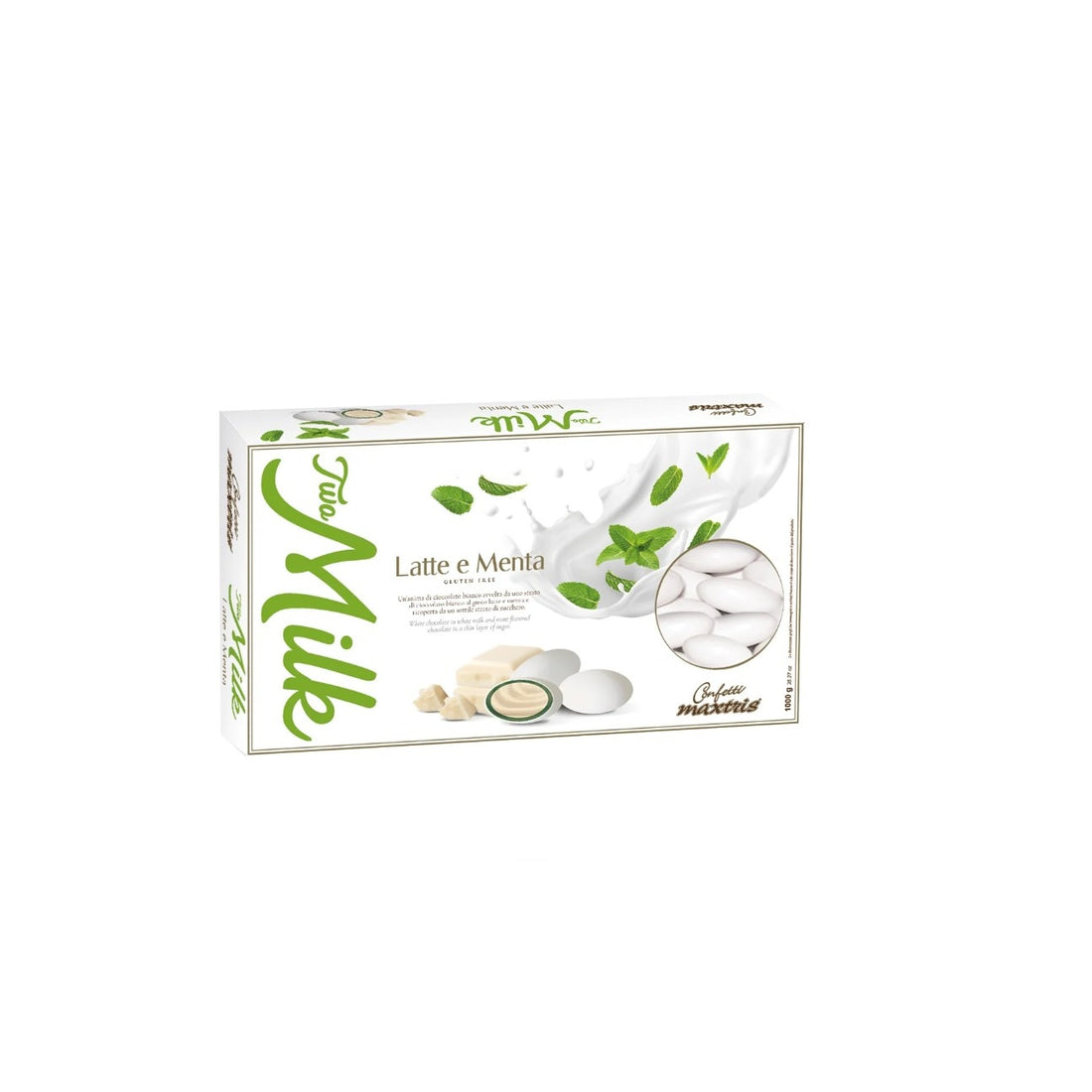 Maxtris Dragées Two Milk Lait et Menthe 1 Kg