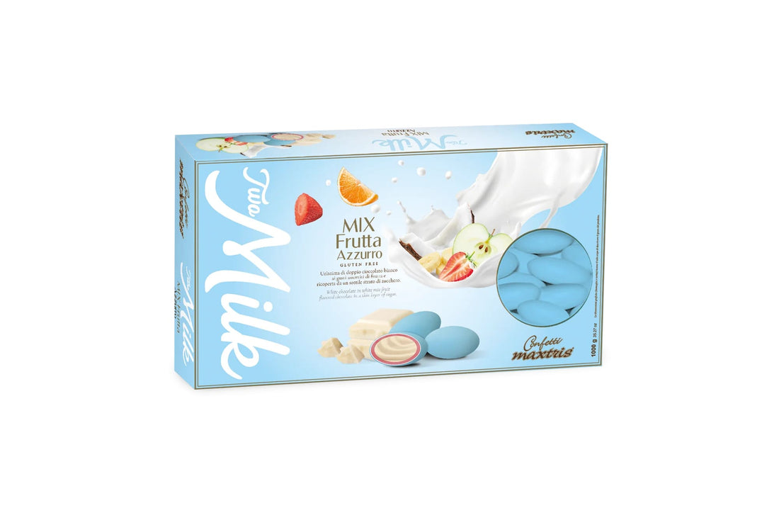 Maxtris Dragées Two Milk Mix Fruits Bleus 1 kg