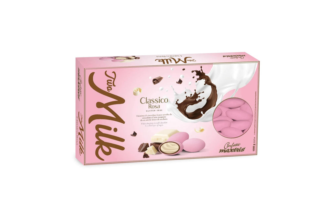Maxtris Dragées Two Milk Classique Rose 1 Kg