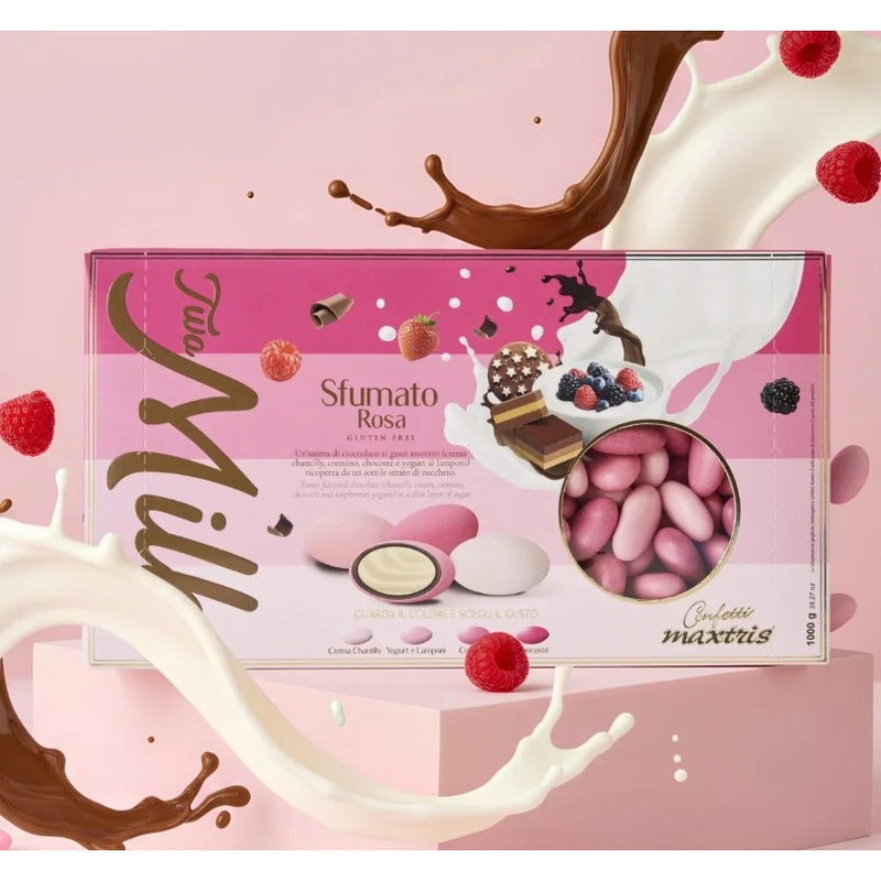 Maxtris Dragées Two Milk Nuancé Rose 1 Kg
