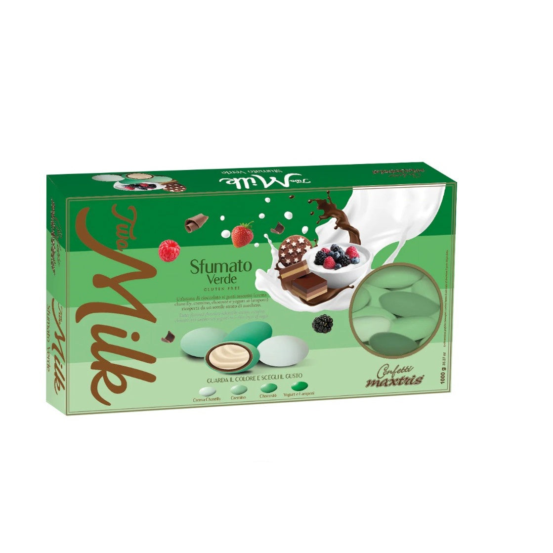 Maxtris Confetti Two Milk Nuance Verte 1 Kg 