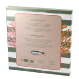 ROSE &amp; TULIPS Coastal Set of 2 Flat Plates D 27 cm Coral Alice Melamine