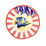 ROSE &amp; TULIPS Lot de 2 assiettes à fruits côtières D 21 cm Angelfish Mélamine