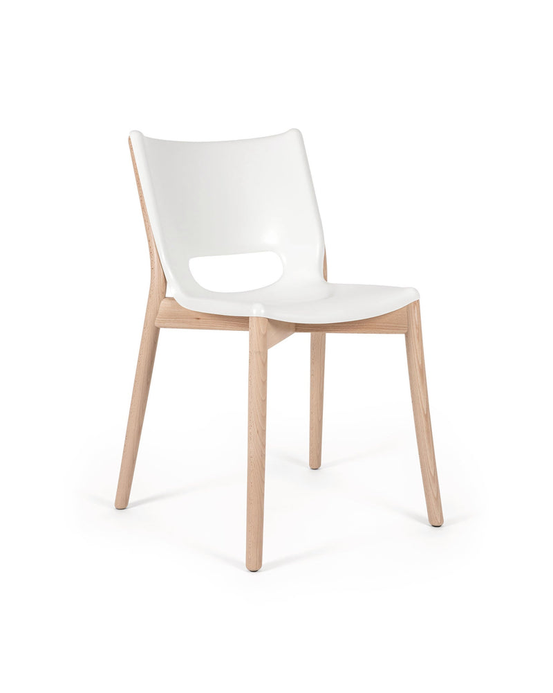 Alessi Poêle sedia monoscocca PS19 W bianca, design Philippe Starck – foto 3