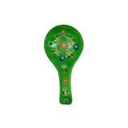 Repose-cuillère en céramique WD LifeStyle de couleur verte