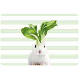 Set de table double face WD LifeStyle 43 x 30 cm en PVC avec motif lapin