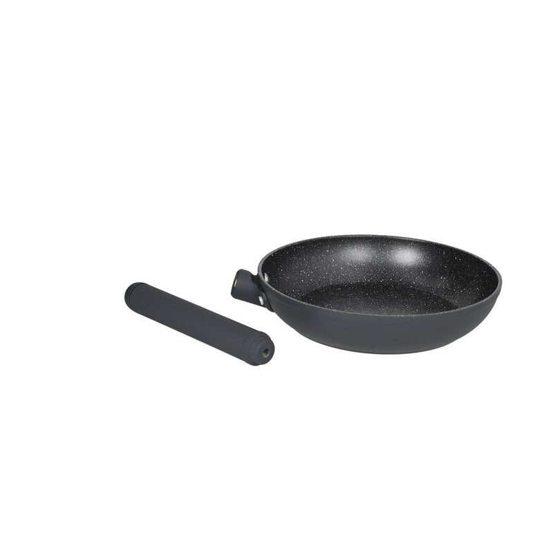 Tognana Batteria di Pentole 11 Pezzi  Modulo Dark Grey in Alluminio Beige – Set Pentole e Casseruole per la Cucina