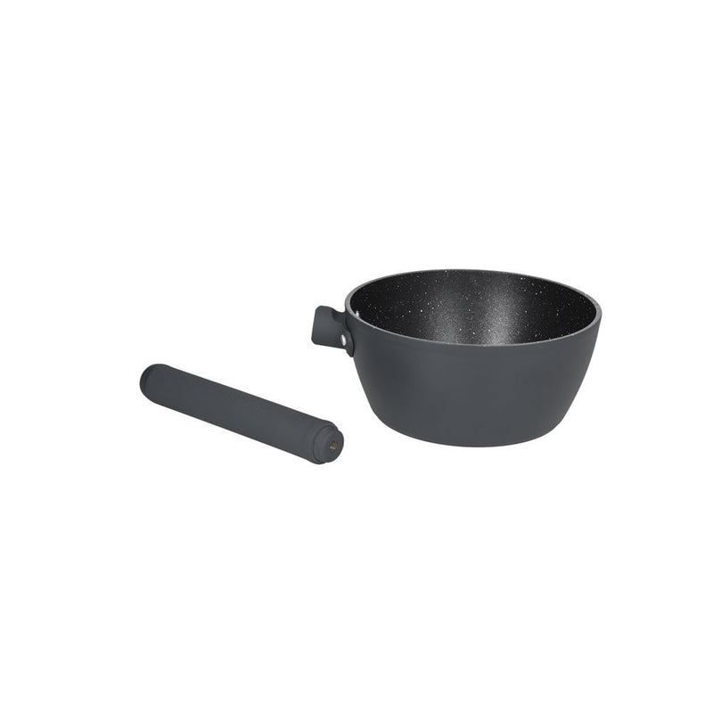Tognana Batteria di Pentole 11 Pezzi  Modulo Dark Grey in Alluminio Beige – Set Pentole e Casseruole per la Cucina