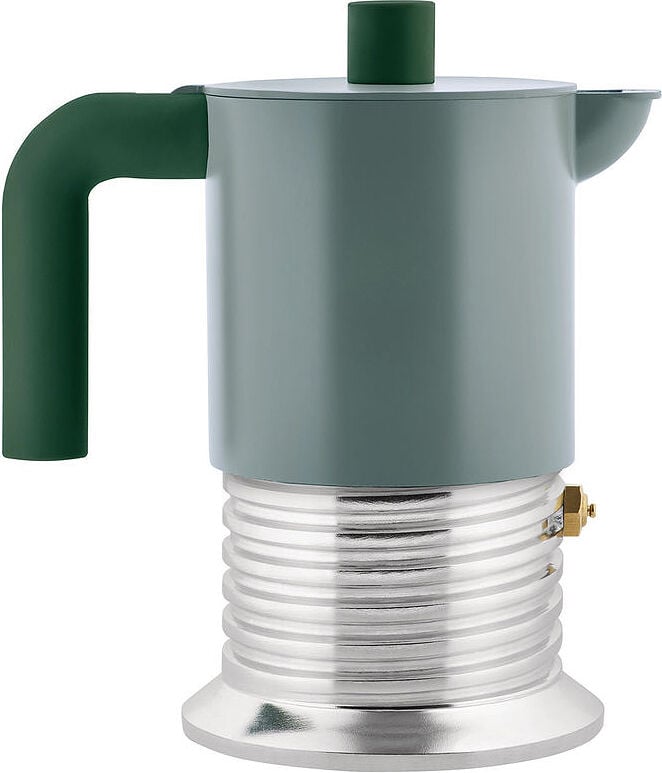 Alessi Cafetière à Expresso Vite 3 Tasses Vert